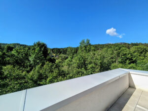 View from the rooftop terrace