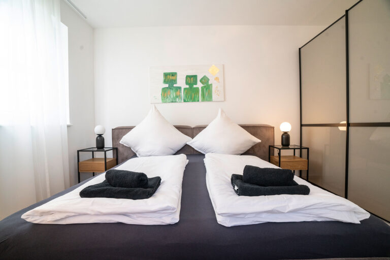 Schlafzimmmer Ferienwohnung Christl - Bad Aussee